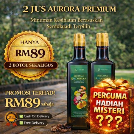 2 BOTOL JUS AURORA