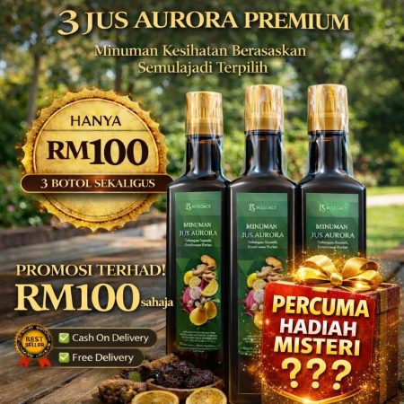 3 BOTOL JUS AURORA